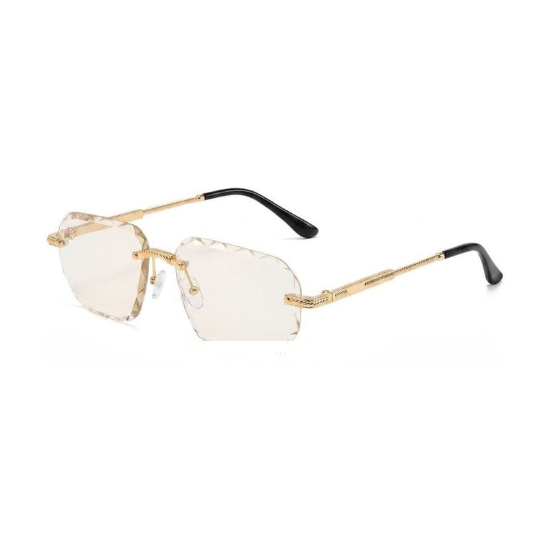 Specialized Frame — Diamond-Cut Rimless · Golden — Specialized Frames in Golden