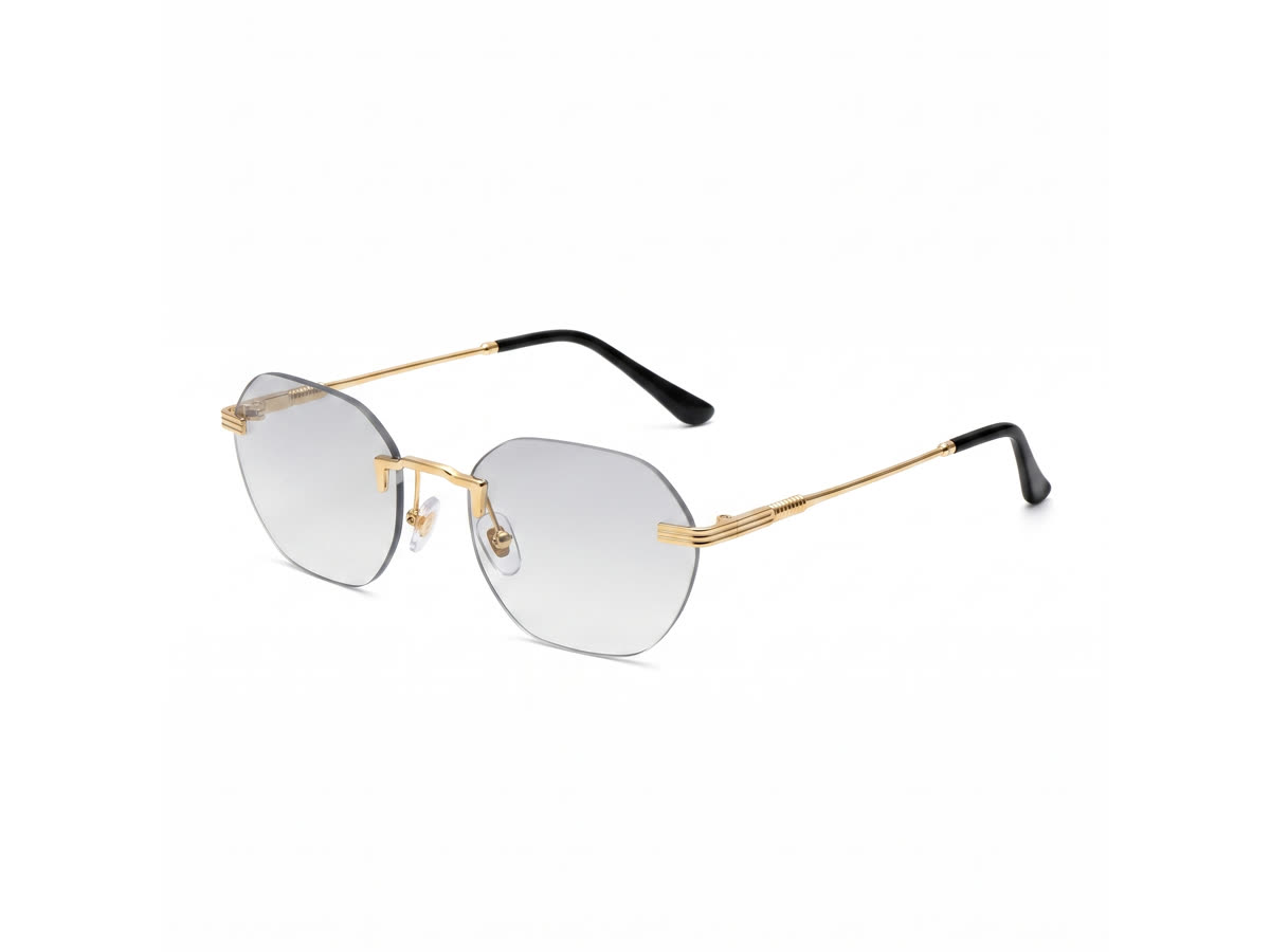 Specialized Frame — Oval Rimless · Golden — Specialized Frames in Golden