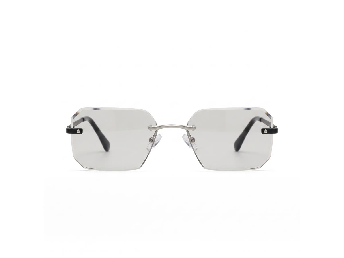 Specialized Frame — Rimless Rectangle · Black — Specialized Frames in Black, Metal