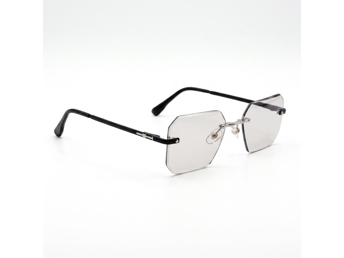 Specialized Frame — Rimless Rectangle · Black — Specialized Frames in Black