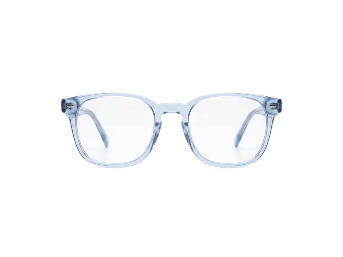 Men's Classic square acetate — Translucent Light Blue — Eyeglasses in Translucent Light Blue
