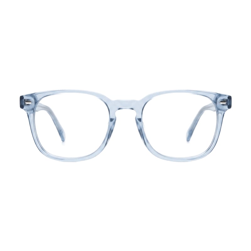 Men's Classic square acetate — Translucent Light Blue — Eyeglasses in Translucent Light Blue