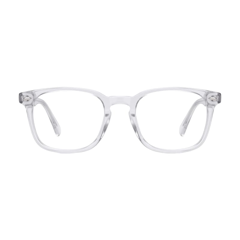 Men's Classic square acetate — Transparent — Eyeglasses in Transparent
