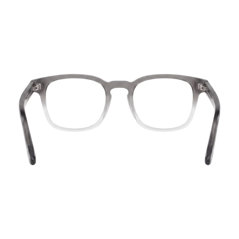 Men's Classic square acetate — Matte Grey + White — Eyeglasses in Matte Grey + White