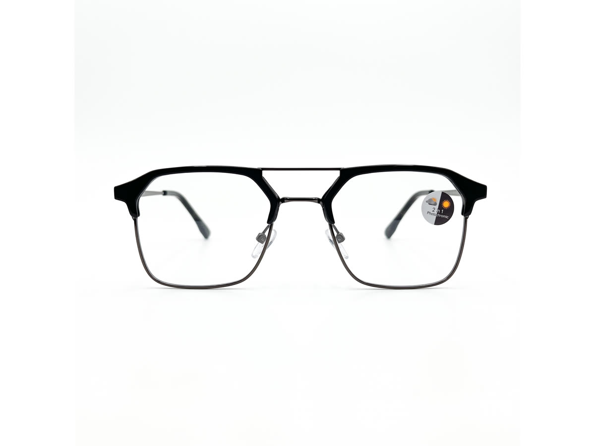 Specialized Frame — Double-Bridge Clubmaster · Gloss Black — Specialized Frames in Gloss Black, Acetate