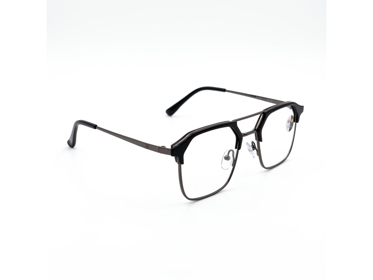 Specialized Frame — Double-Bridge Clubmaster · Gloss Black — Specialized Frames in Gloss Black