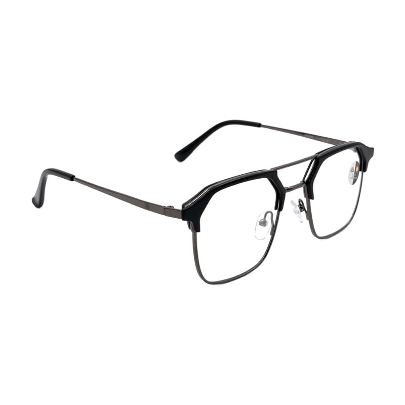 Specialized Frame — Double-Bridge Clubmaster · Gloss Black — Specialized Frames in Gloss Black