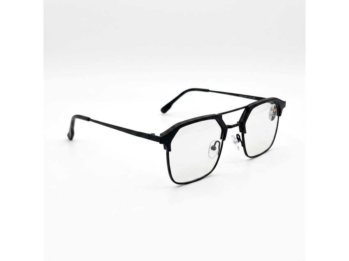 Specialized Frame — Double-Bridge Clubmaster · Matte Black — Specialized Frames in Matte Black
