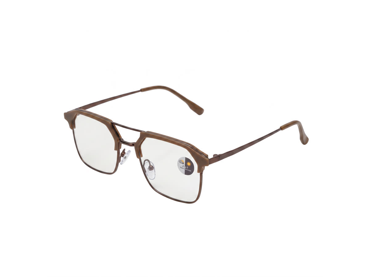 Specialized Frame — Double-Bridge Clubmaster · Matte Brown — Specialized Frames in Matte Brown