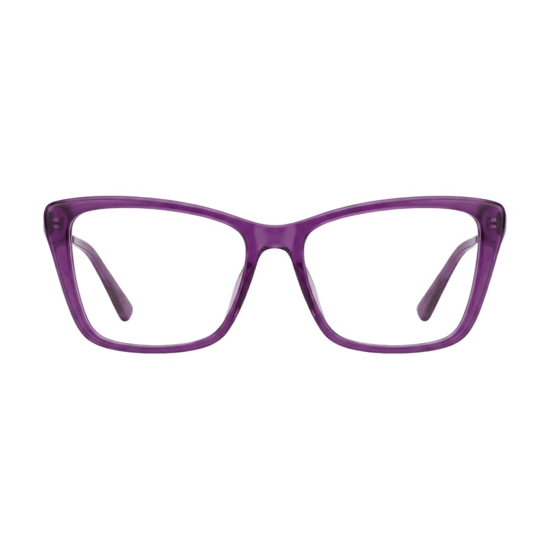 Women's Squared Cat-Eye Acetate Frame — Purple — Eyeglasses in Purple