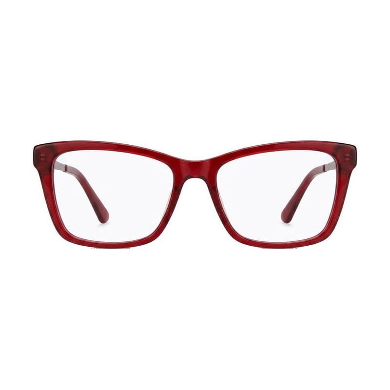Women's Squared Cat-Eye Acetate Frame — Red — Eyeglasses in Red