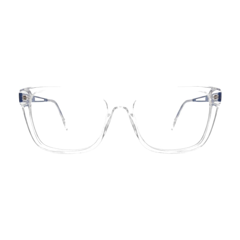 Women's Squared Cat-Eye Acetate Frame — White — Eyeglasses in White