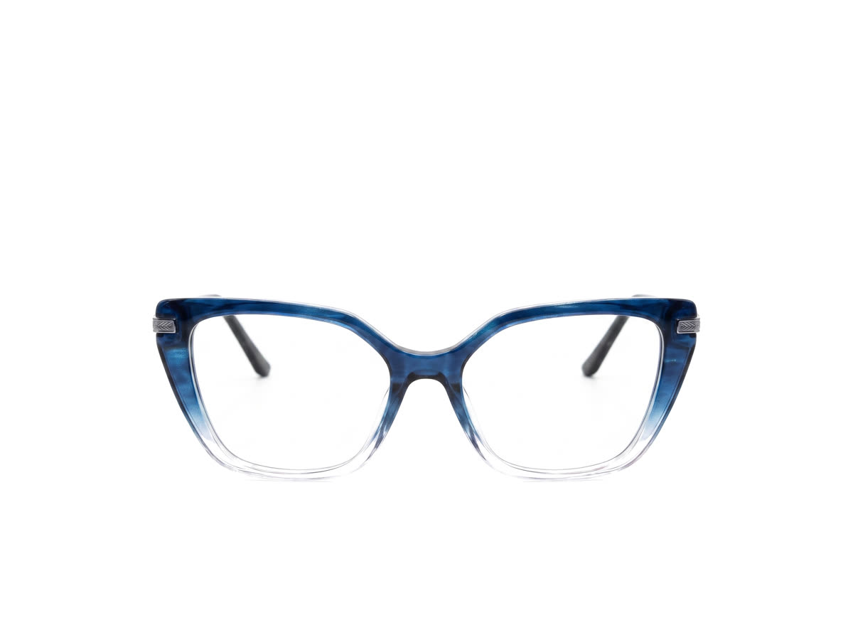 Women's Upswept Cat-Eye Acetate Frame — Galaxy Blue — Eyeglasses in Galaxy Blue